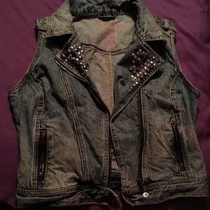 Denim vest from Aeropostale
